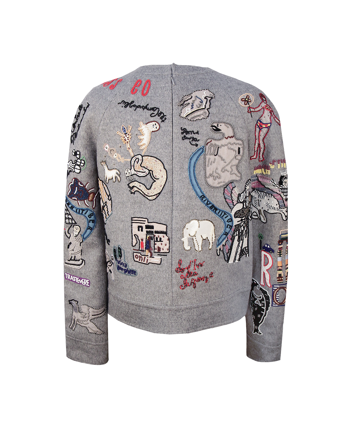 Расшитый бисером свитшот Valentino