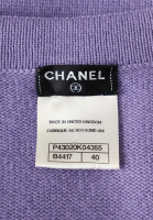 Лиловый кардиган Chanel из кашемира