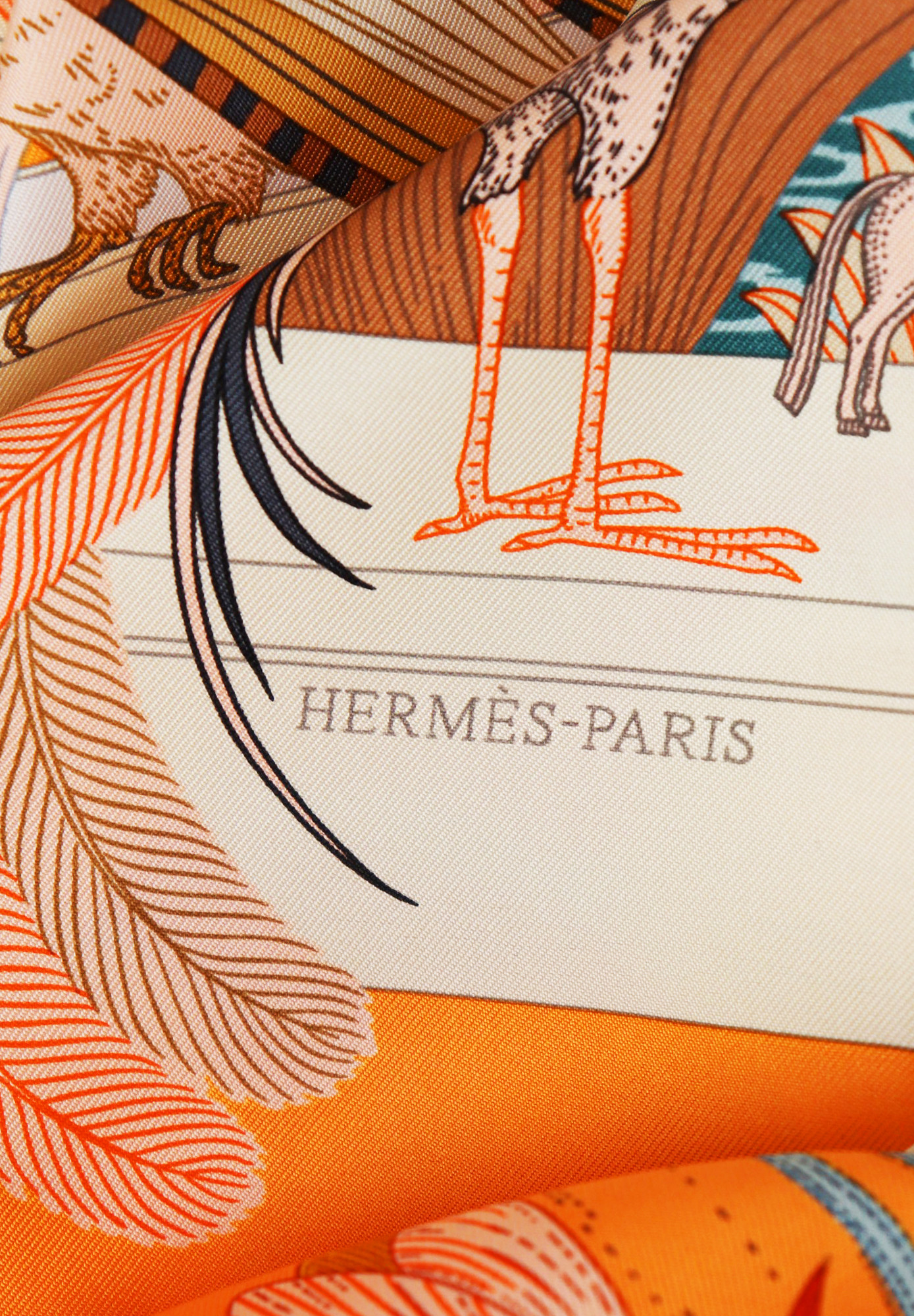 Шелковый платок Hermès Precious Paradise