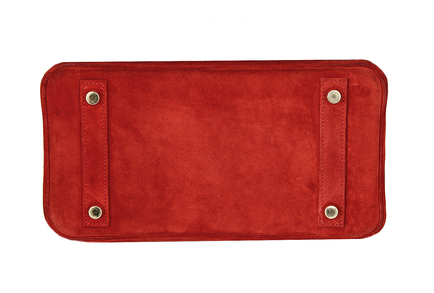 Красная замшевая сумка Hermès Birkin 25