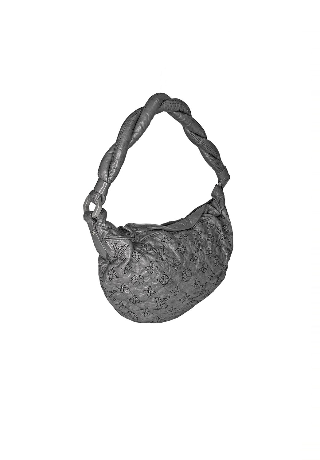 Серая сумка Louis Vuitton Nimbus с монограммами