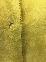 Желтое замшевое пальто Dolce&Gabbana