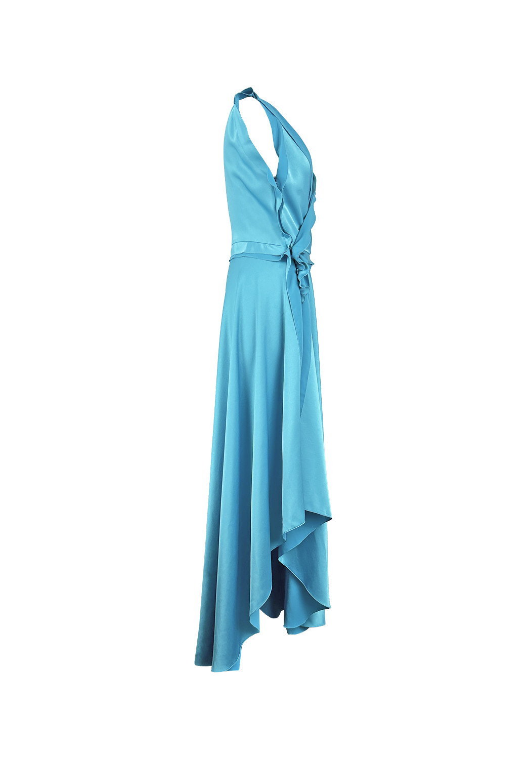 Голубое платье Lanvin