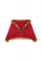 Воротник Valentino с меховой оторочкой