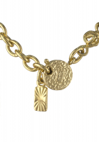 Золотистое колье Yves Saint Laurent