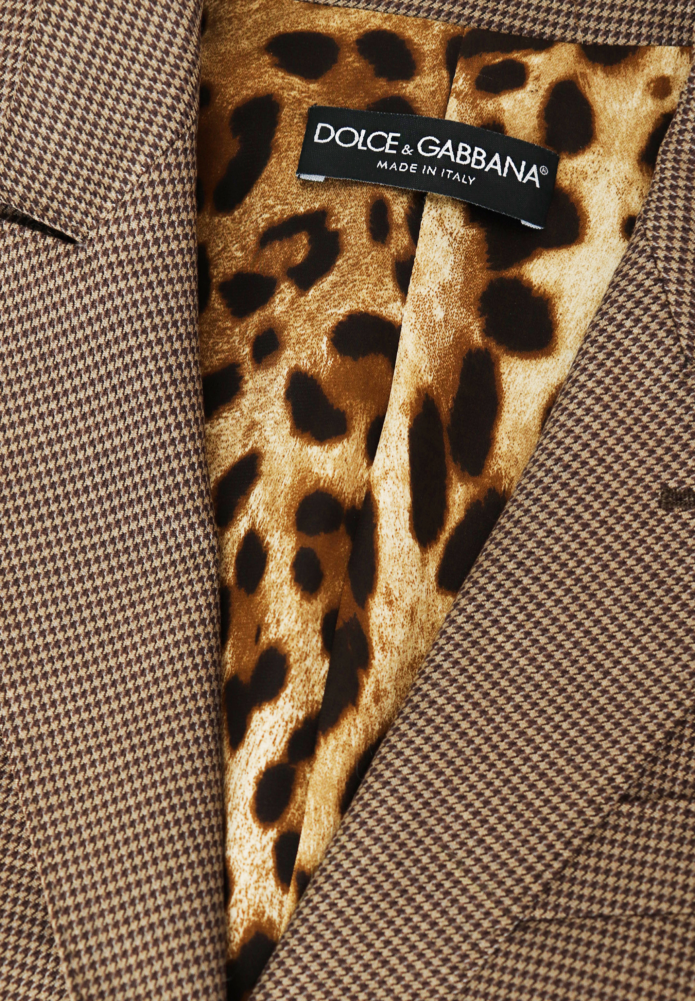 Светло-коричневый костюм Dolce&Gabbana