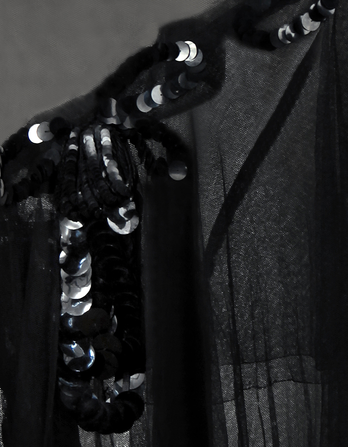 Платье haute couture 30-х годов с пайетками