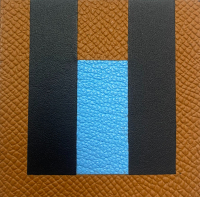 Брелок Hermès Gold 'H' Lettre Epsom