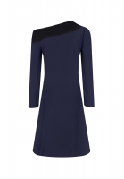 Асимметричное платье Christian Dior с оторочкой