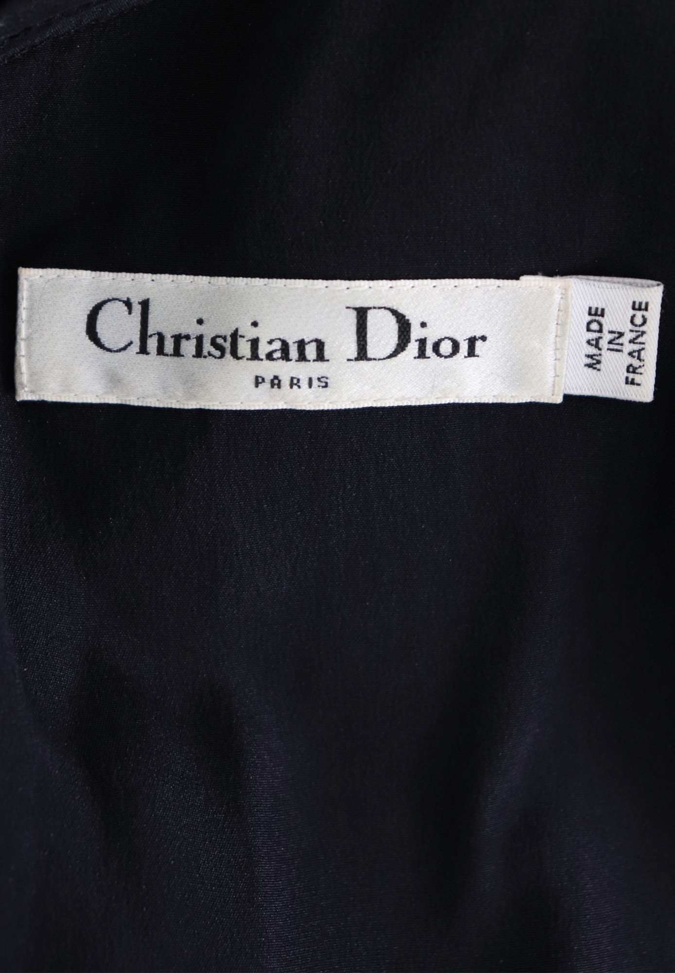 Асимметричное платье Christian Dior с оторочкой