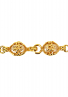 Колье Chanel с жемчугом и подвеской-логотипом