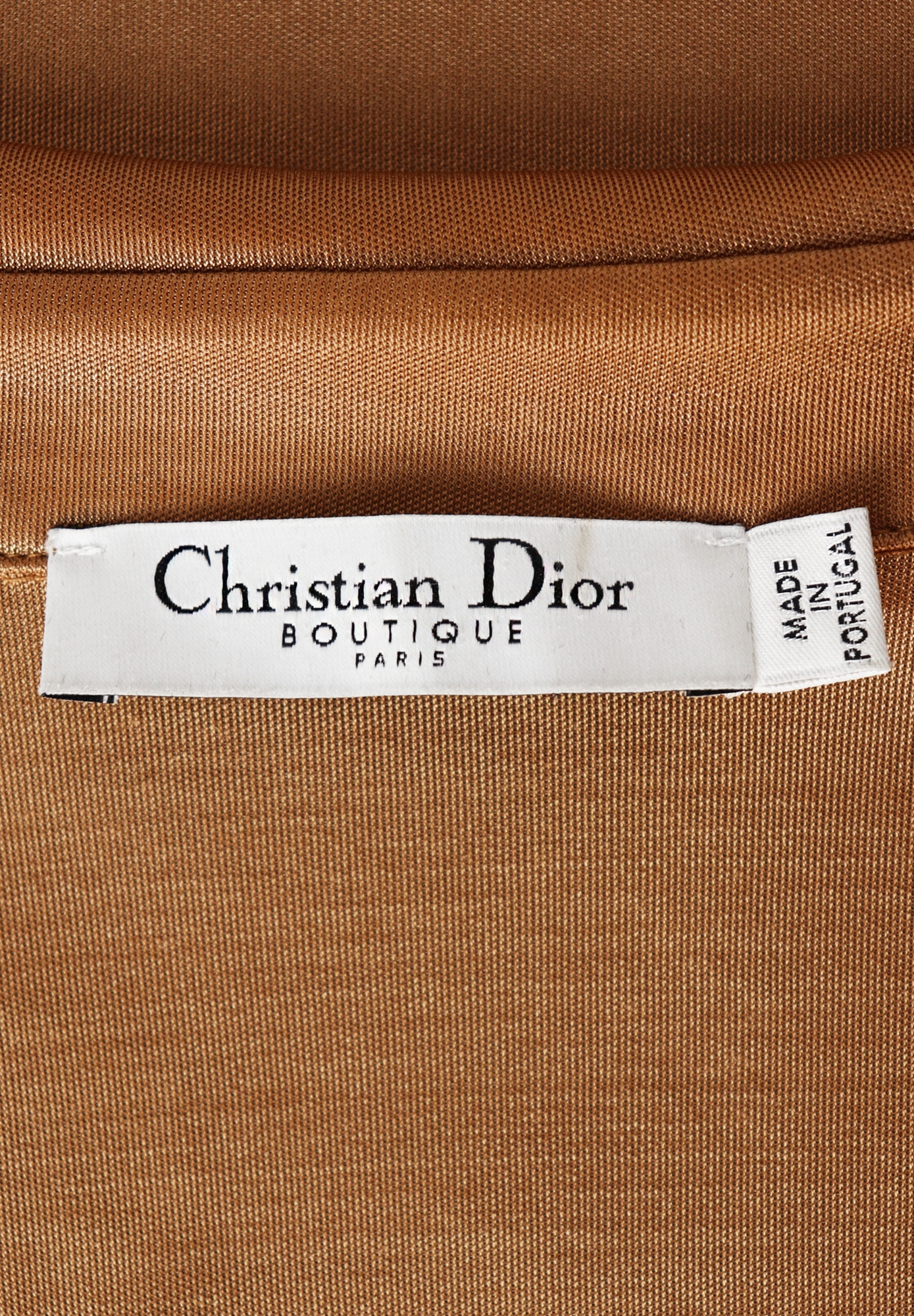Золотистая блузка Christian Dior