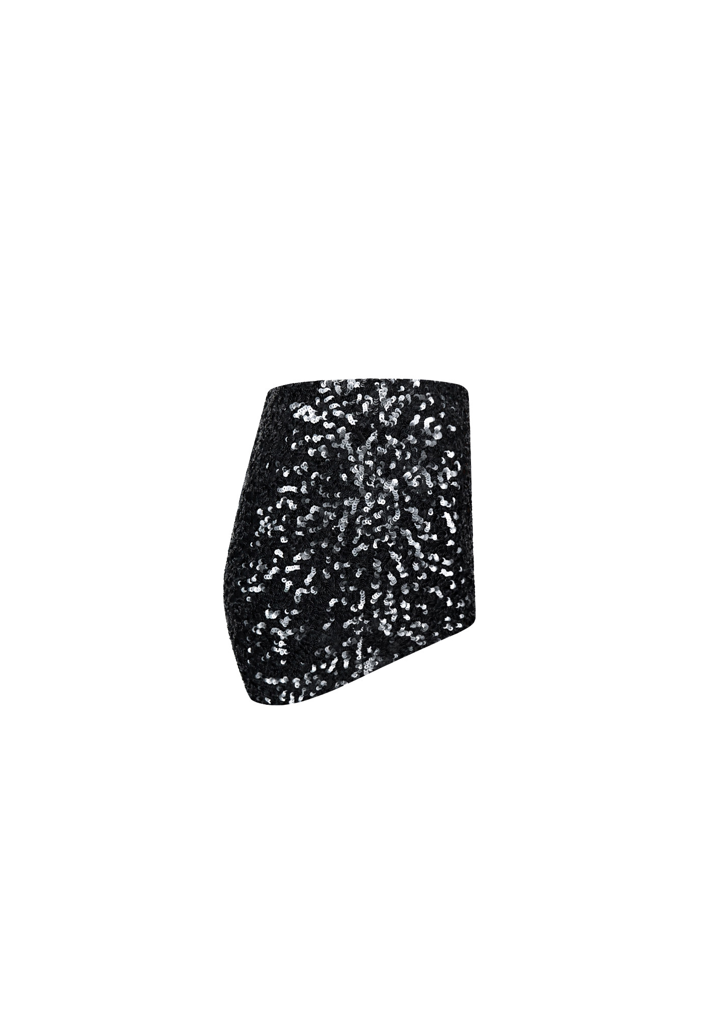 Черные шорты Saint Laurent с пайетками
