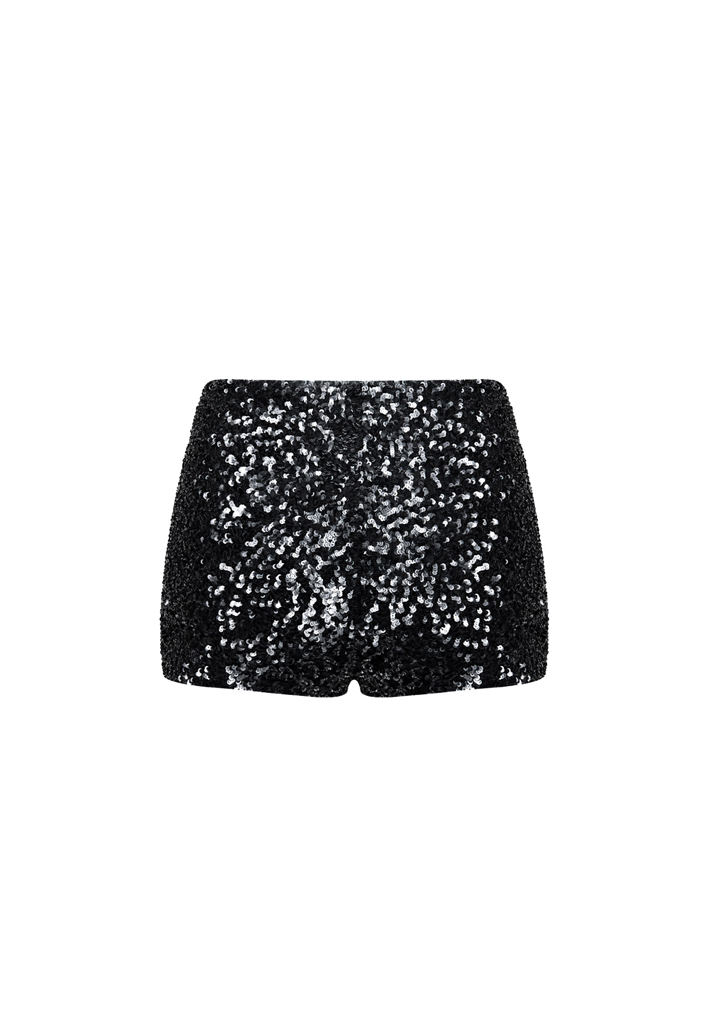 Черные шорты Saint Laurent с пайетками