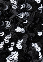Черные шорты Saint Laurent с пайетками