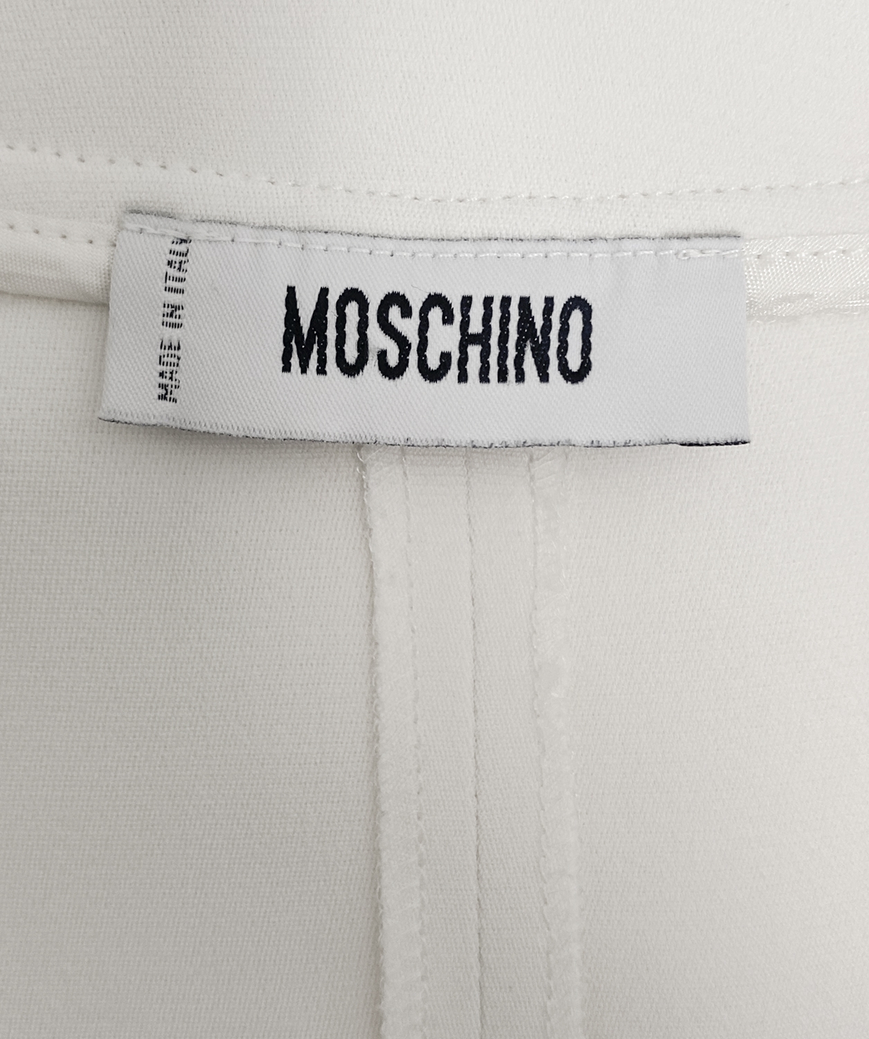 Белое платье Moschino