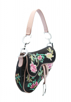 Шелковая сумка-седло Christian Dior