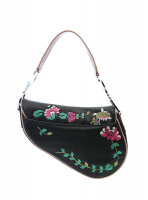 Шелковая сумка-седло Christian Dior