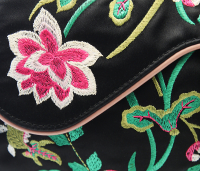 Шелковая сумка-седло Christian Dior