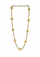 Колье Chanel с логотипами