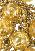 Колье Chanel с логотипами