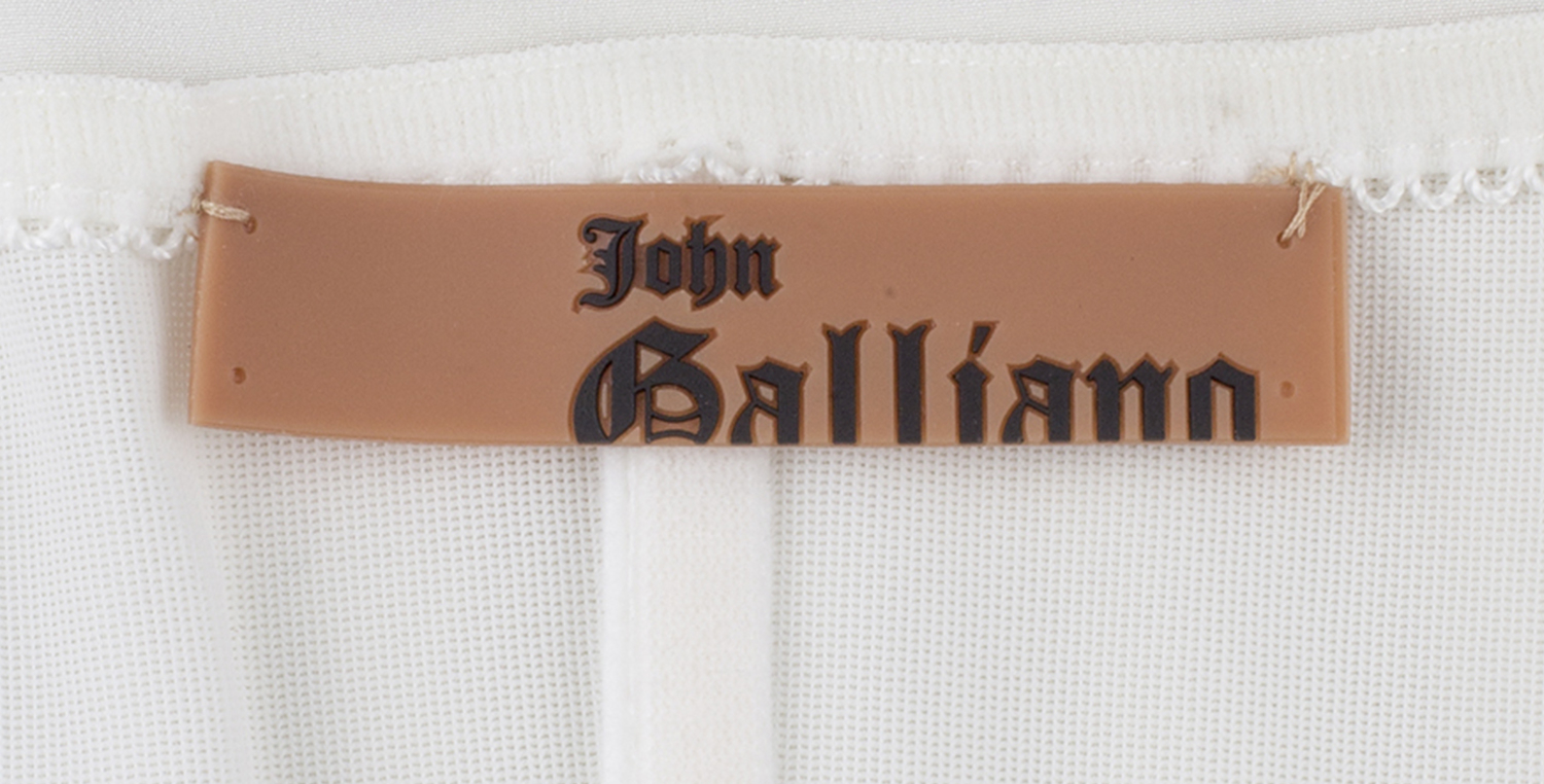 Клетчатое платье John Galliano