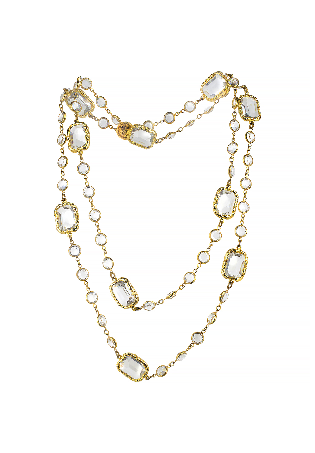 Колье Chanel с кристаллами