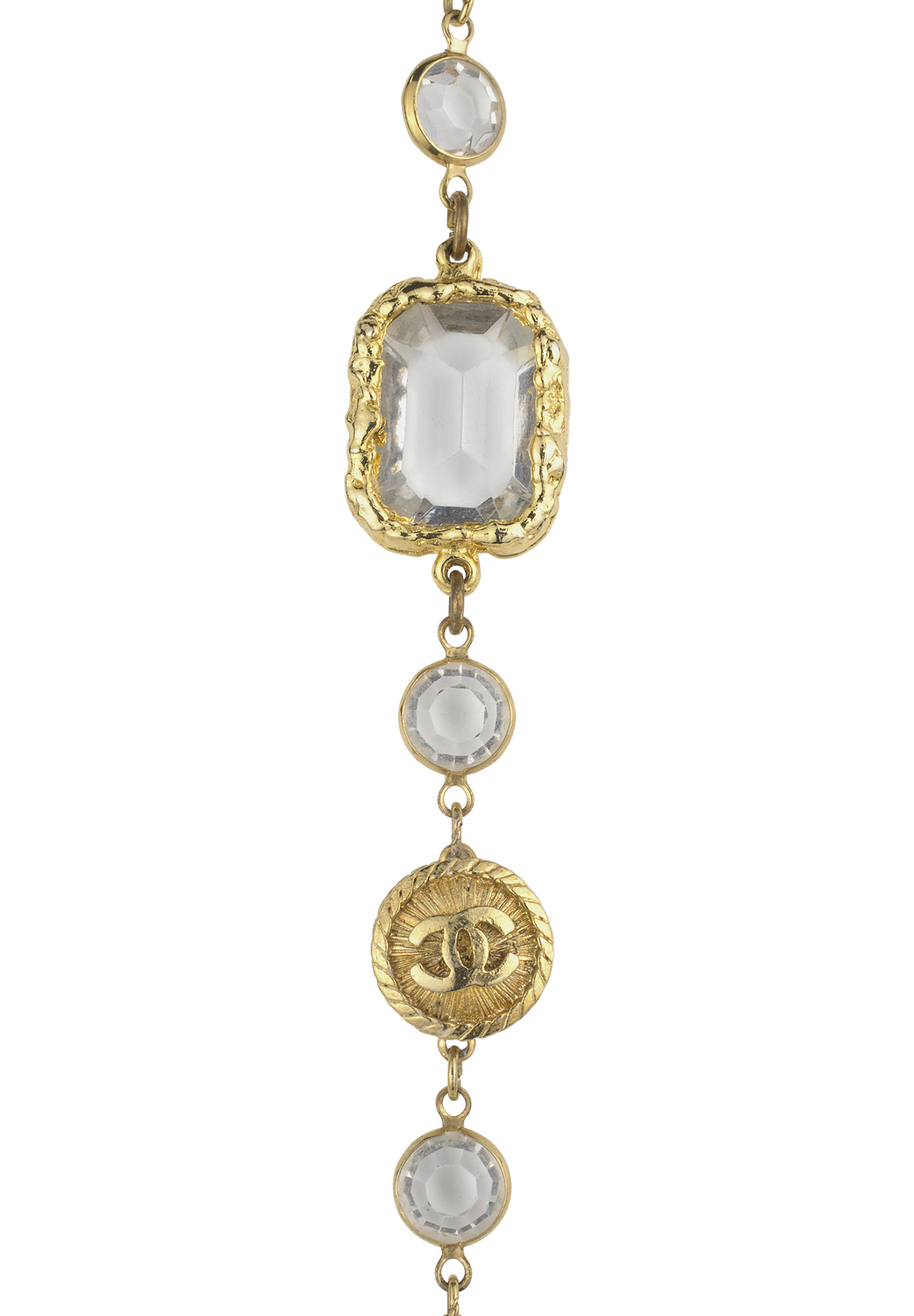 Колье Chanel с кристаллами