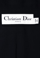 Темно-синий жакет Christian Dior с вышивкой