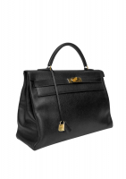 Сумка Hermès Kelly 40 Noir Ardennes