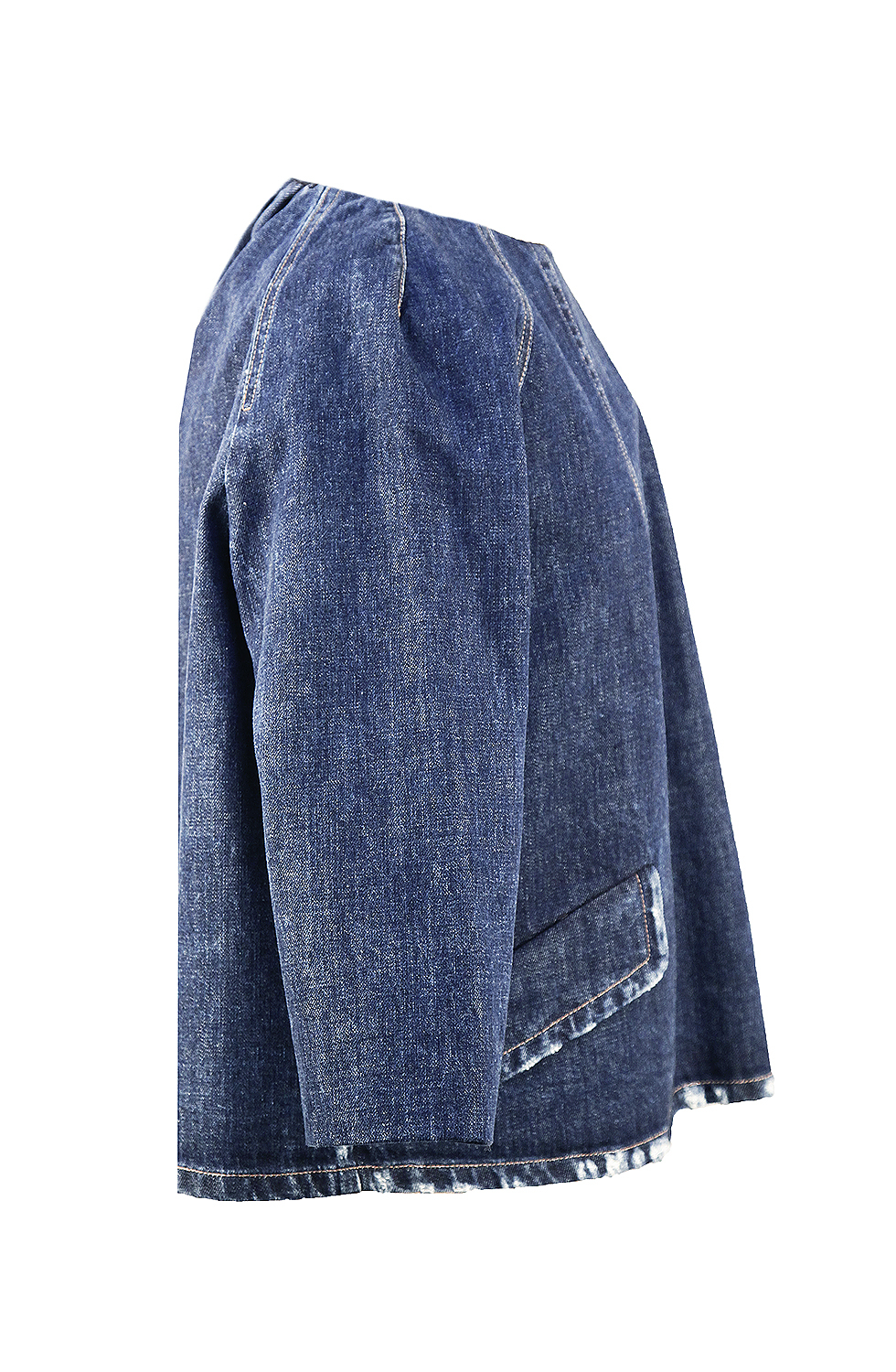 Джинсовая рубашка Miu Miu