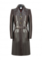 Кожаное пальто Chanel