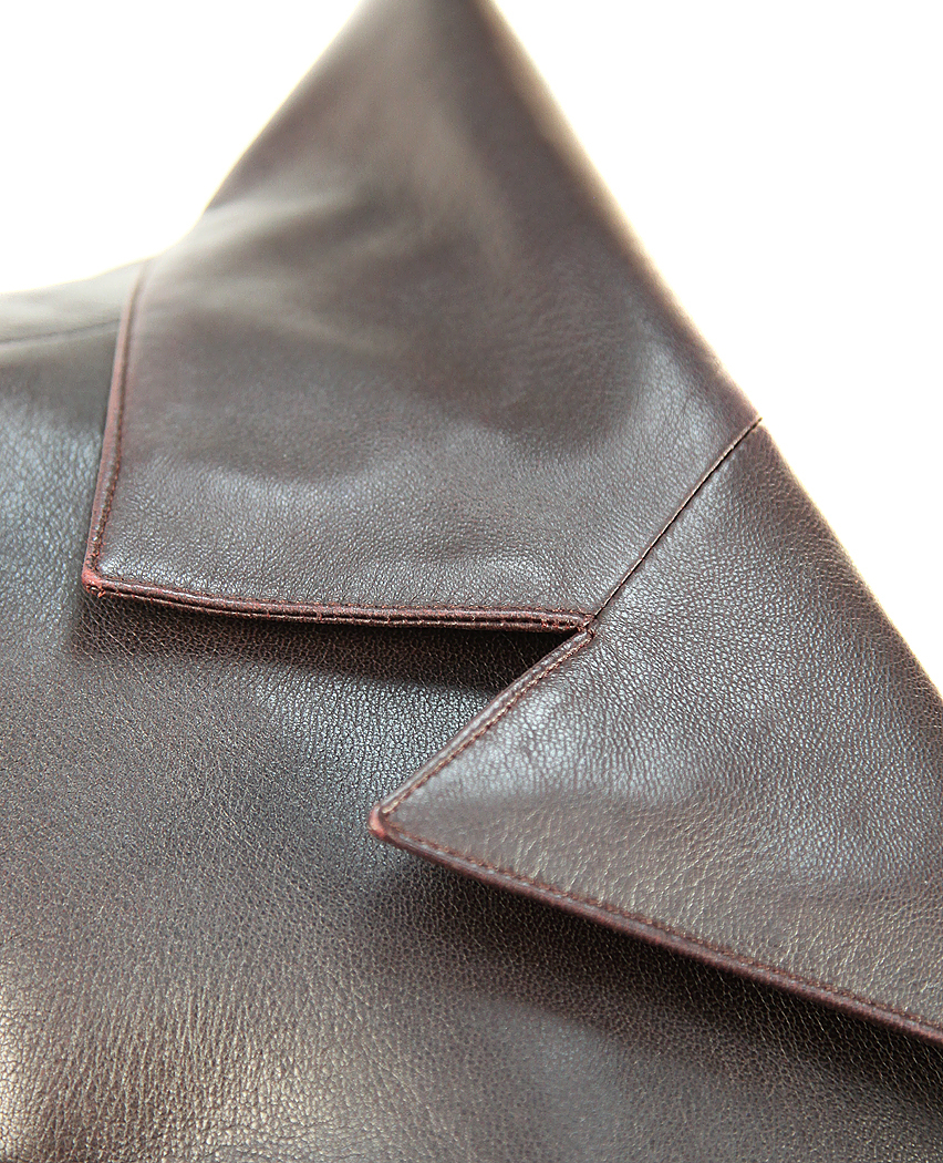 Кожаное пальто Chanel