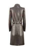 Кожаное пальто Chanel