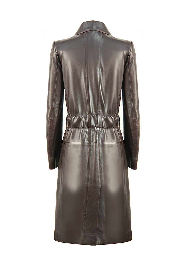 Кожаное пальто Chanel