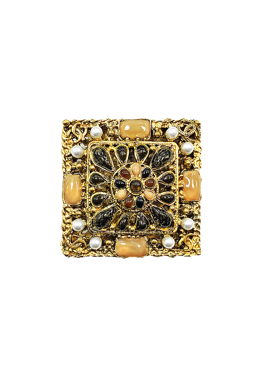 Брошь Chanel с жемчужинами