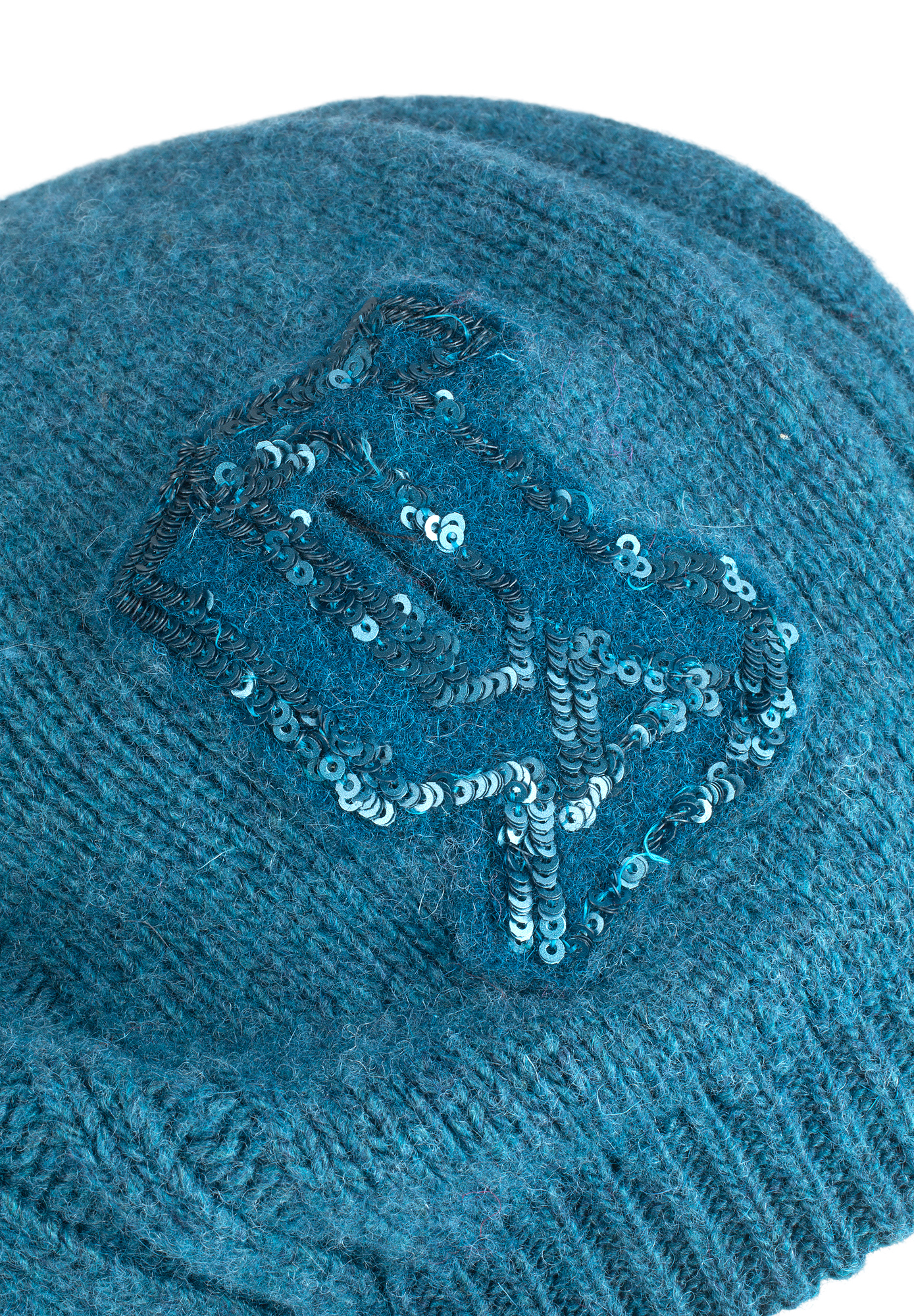 Голубой берет John Galliano