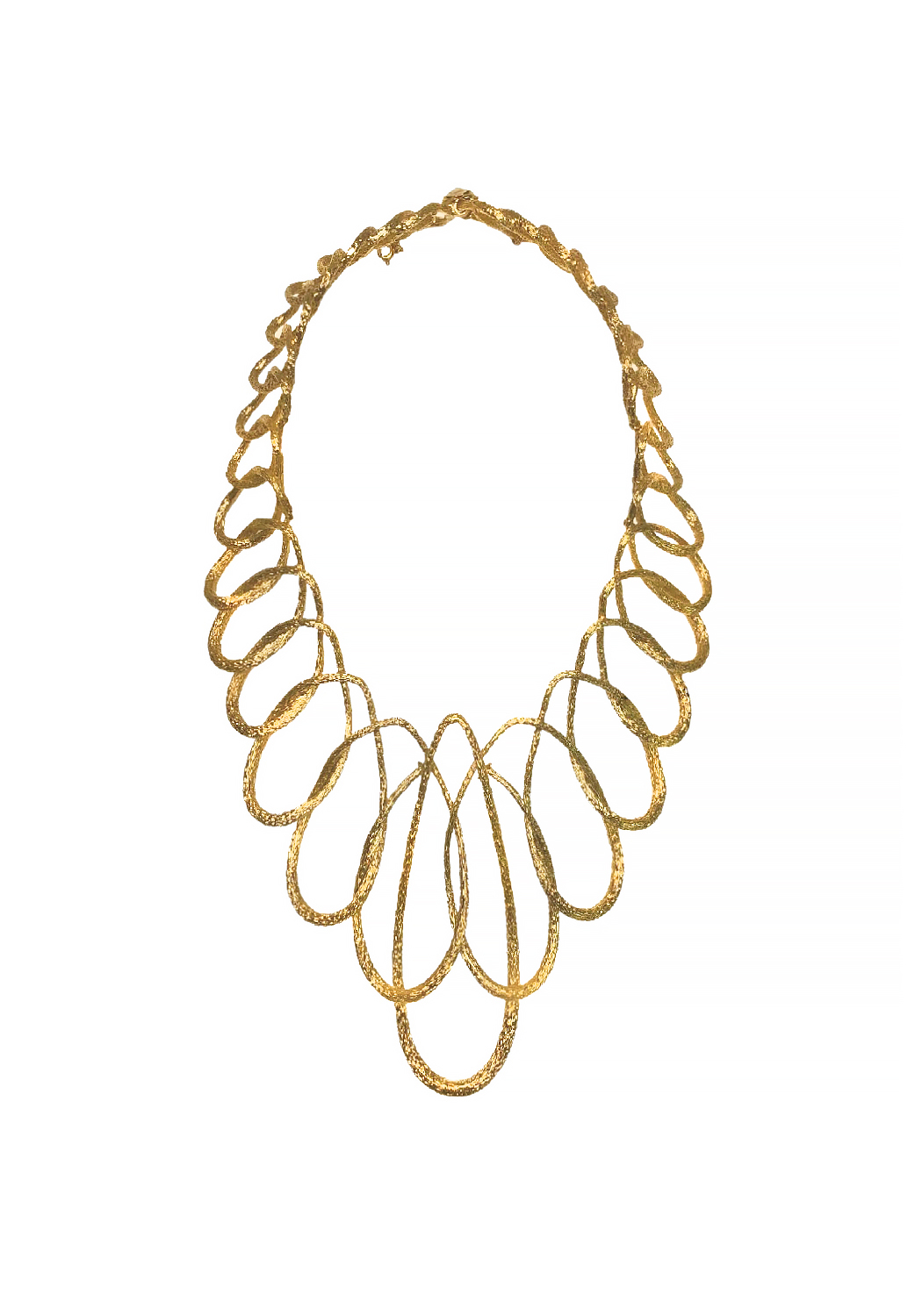 Золотистое колье Christian Dior