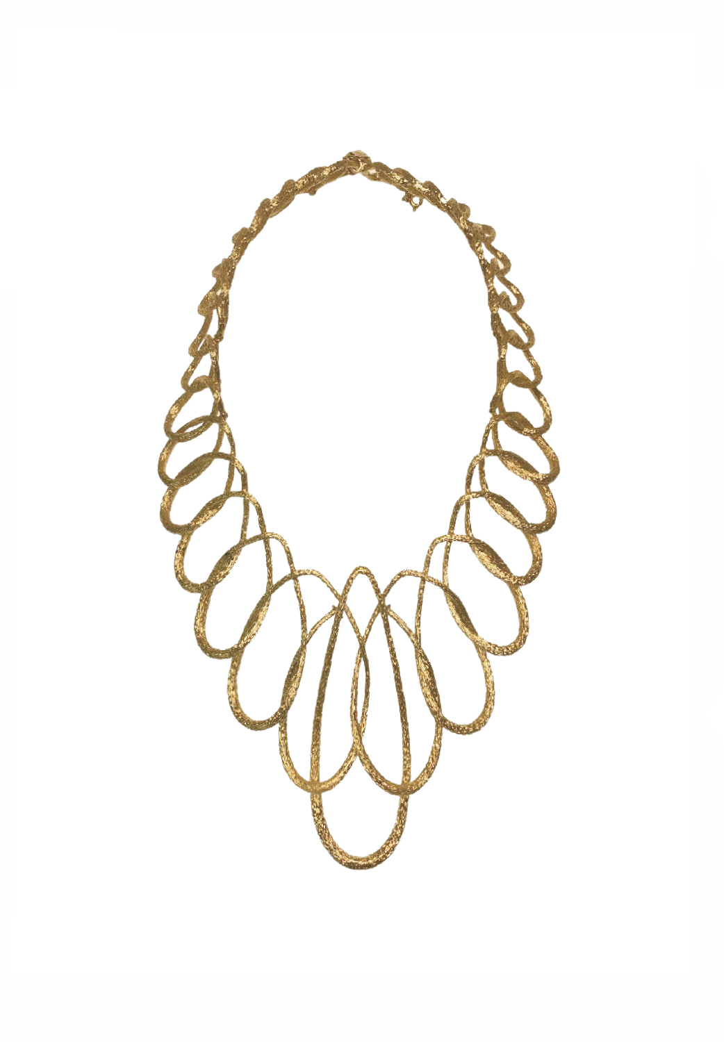 Золотистое колье Christian Dior