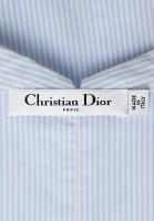 Голубое платье Christian Dior в полоску