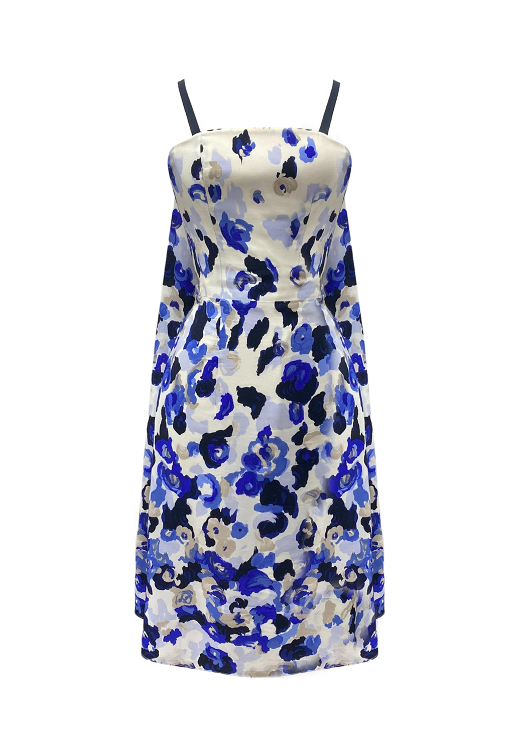 Белое платье Escada с цветами