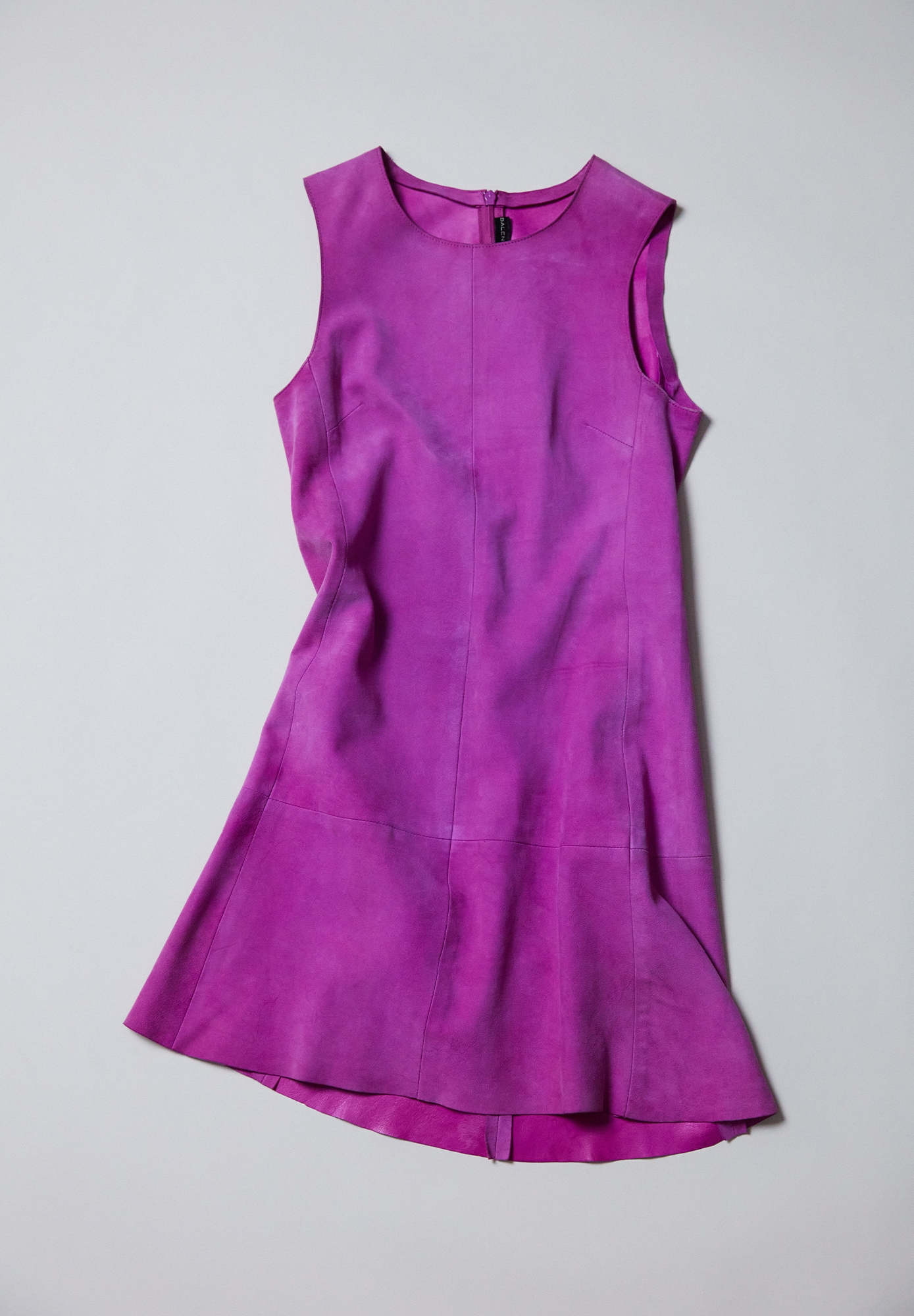 Замшевое платье Balenciaga