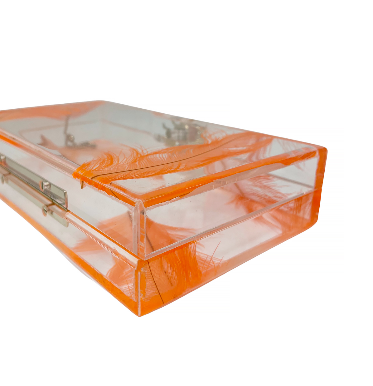 Клатч Charlotte Olympia с перьями