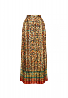 Юбка Saint Laurent с золотистым орнаментом