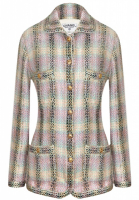 Нежно-пастельный твидовый жакет Chanel