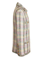 Нежно-пастельный твидовый жакет Chanel