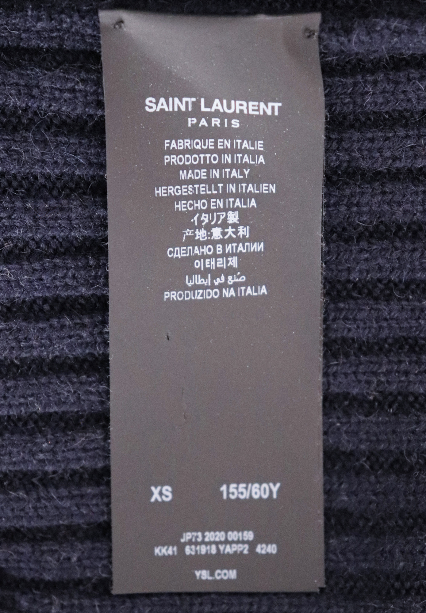 Вязаное платье Saint Laurent