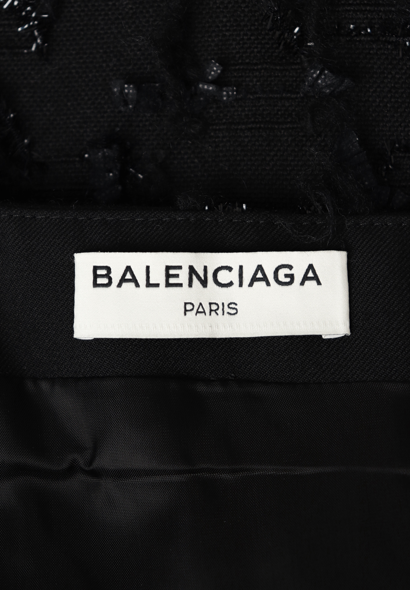 Мини-юбка Balenciaga с бахромой