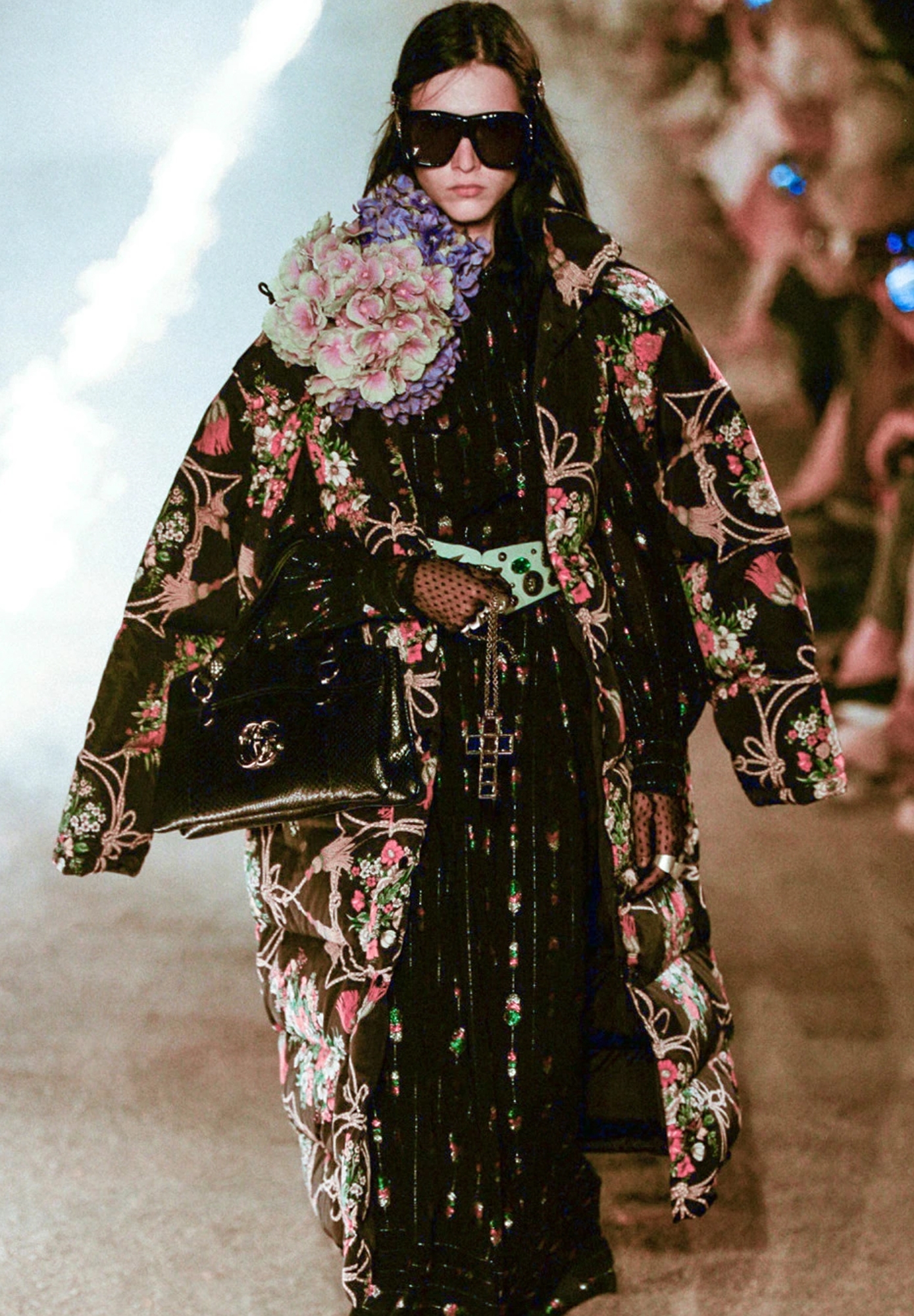 Блузка Gucci с геометричным принтом