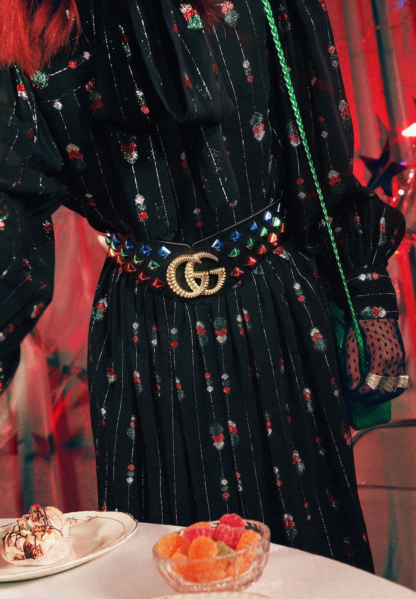 Блузка Gucci с геометричным принтом